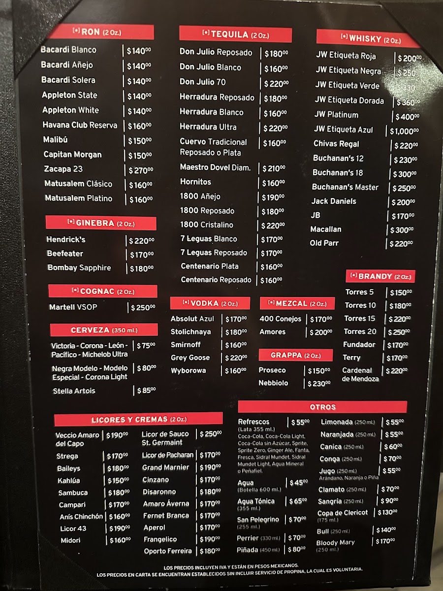 Menu Pavarotti Ristorante-1